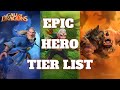 Call Of Dragons Epic Hero Tier List