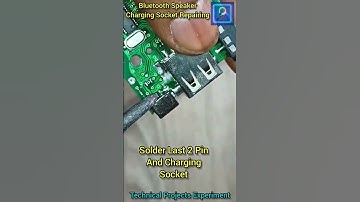 How To Repair Charging Port Of Bluetooth Speaker | TG113 | Full video in description