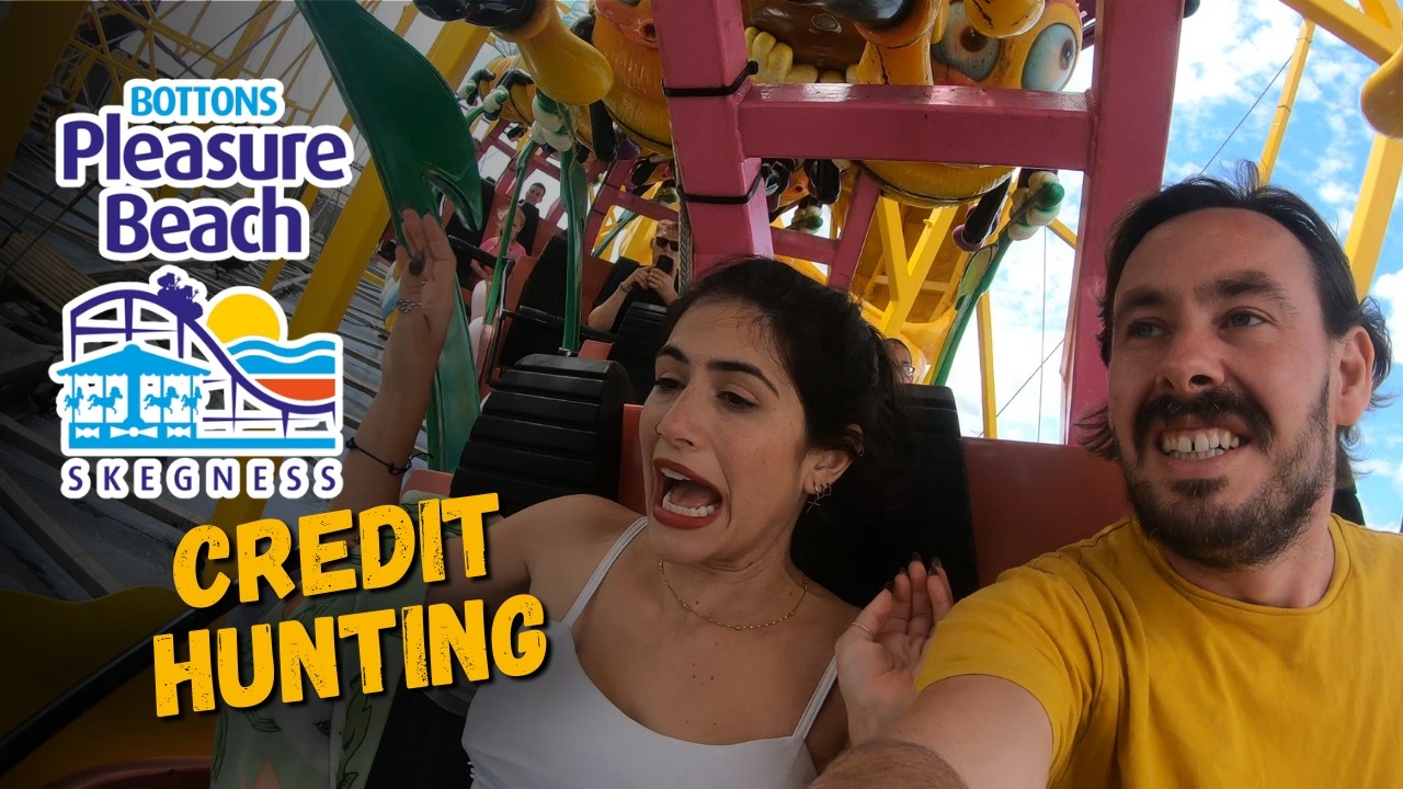 Bottons Pleasure Beach Vlog - Riding Coasters by the Sea in Skegness!