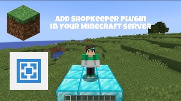 Add ShopKeeper Plugin In Aternos Minecraft Server l 4d1ty4YT #minecraft #aternos