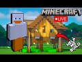 THE WORST BUILDER IN MINECRAFT BUILDS A HOUSE LIVE 🟩 MINECRAFT SHENANIGANS (PORTRAIT)