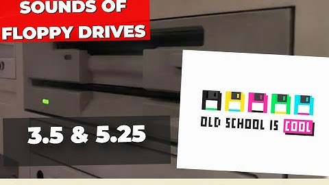 Sounds of Floppy Drives (3.5 & 5.25)
