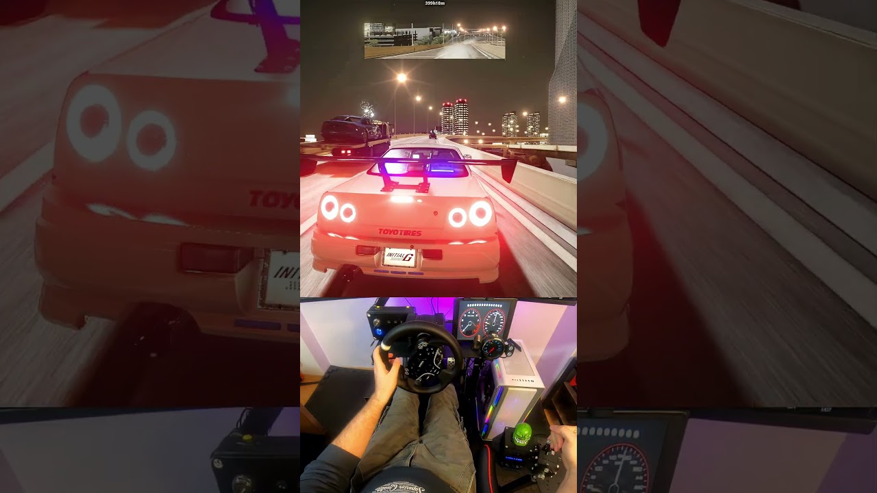 Assettocorsa 2 Fast 2 furious Brian skyline GTR traffic drift 