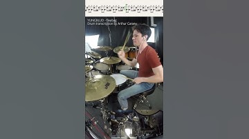YUNGBLUD - fleabag - Drum transcription, lesson, sheet music