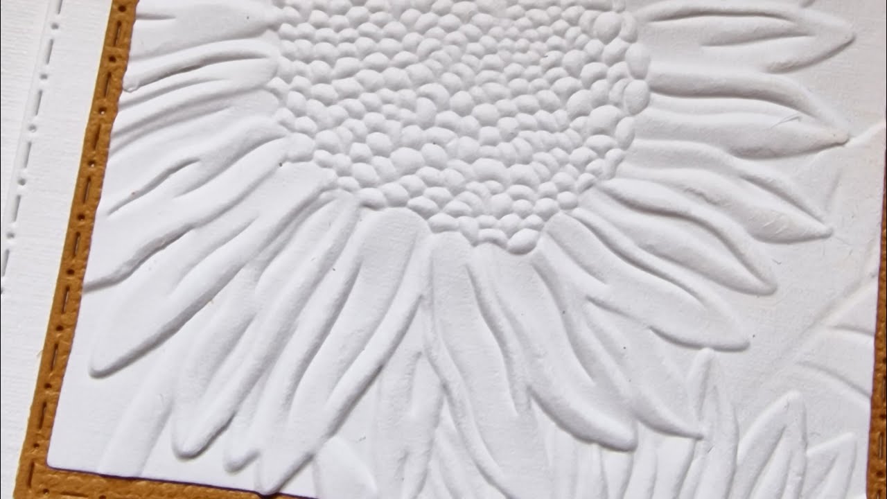 Dry embossed clean and simple easy little card #cards #cardmaking