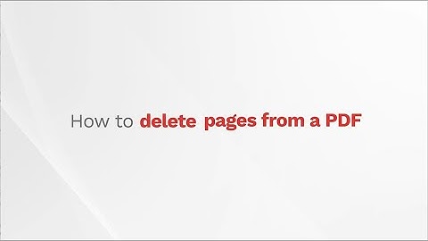 How to delete pages from a PDF using PDF Pro