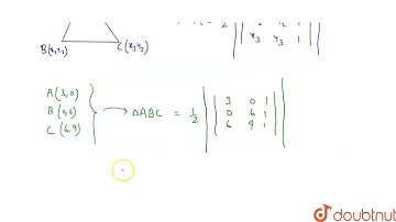The vertices of a DeltaABC are A(3, 0), B (0, 6) and C (6, 9). A straight line DE divides AB and...