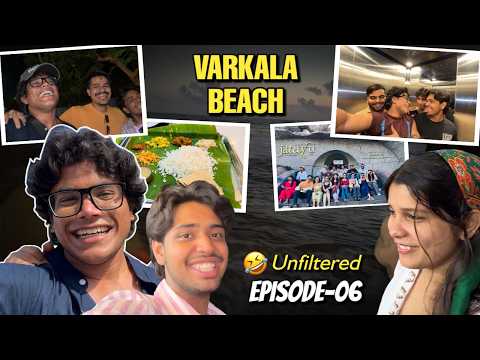 VARKALA BEACH - KERALA🌊 | Unfiltered vlog🤣 | Ep.06 of Kerala masti trip😍