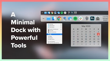 Custom Mac Dock! Add Widgets and Tools to Your Toolbar