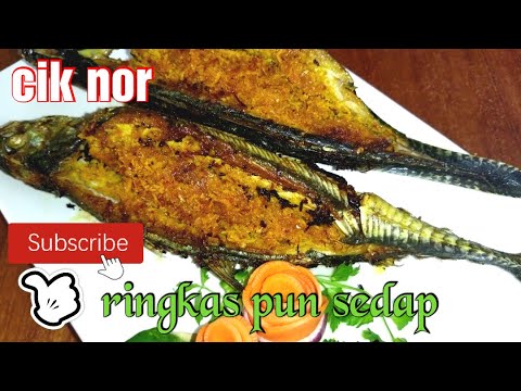 Ikan Cencaru Sumbat Sambal Kelapa Mudahdanringkas Youtube