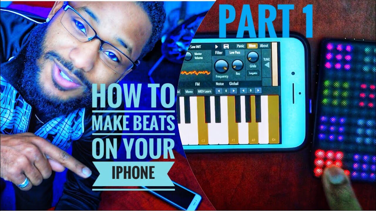 How To Make Beats On Your Phone iOS PART 1 YouTube