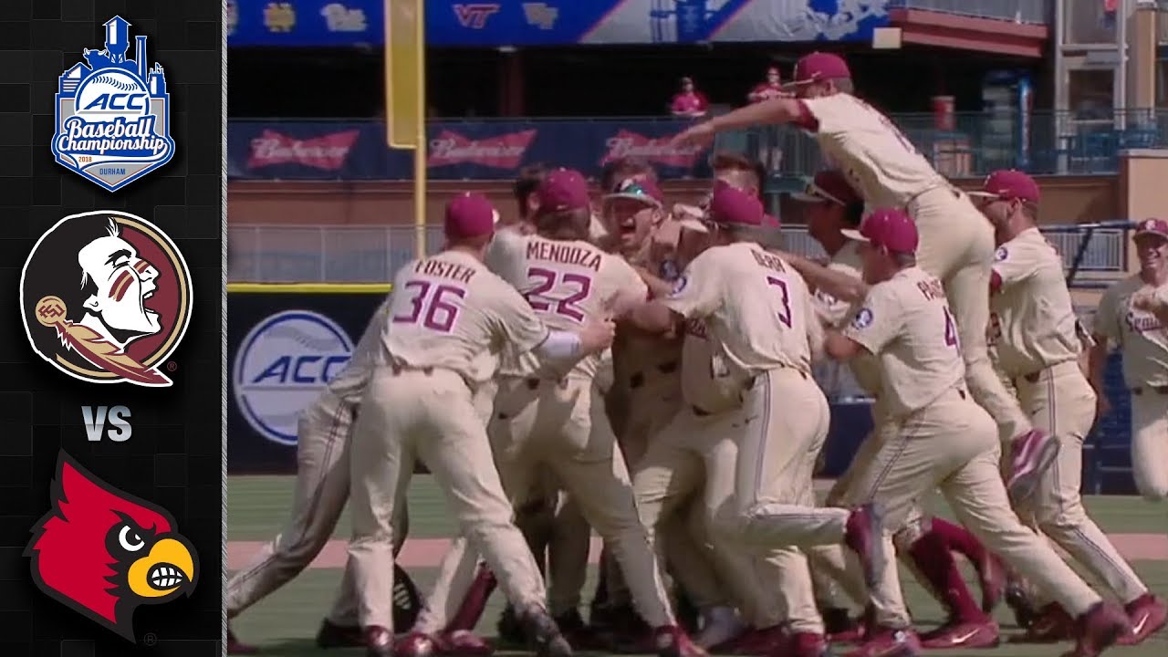 Florida State vs. Louisville ACC Baseball Championship Highlights (2018