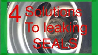 Fix leaking oil seals in your Trailer