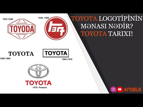 TOYOTA LOGOTİPİNİN MƏNASI NƏDİR?TOYOTA TARIXI!