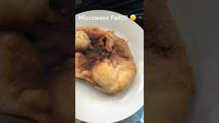 The microwave said 2 min #fail #microwave #bread #baking #funny