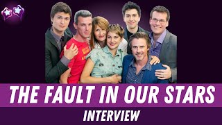 The Fault in Our Stars Cast Interview: Ansel Elgort Shailene Woodley Nat Wolff Laura Dern John Green