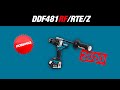 DDF481RF/RTE/Z Аккумуляторная дрель-шуруповёрт Makita | НОВАЯ КОМПЛЕКТАЦИЯ!!!