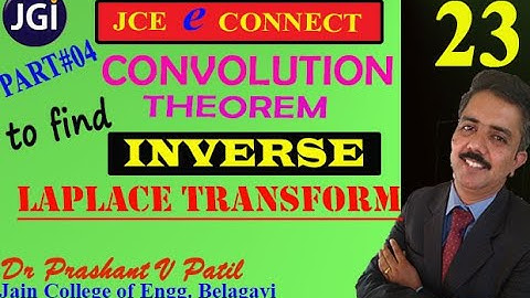 Best Example to find Inverse Laplace transform using convolution | Dr Prashant Patil | 18mat31