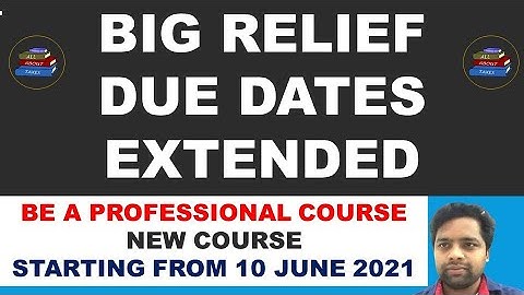 BIG RELIEF ! INCOME TAX RETURN DUE DATE EXTENDED TAX AUDIT REPORT | TDS RETURN DUE DATE EXTENDED |