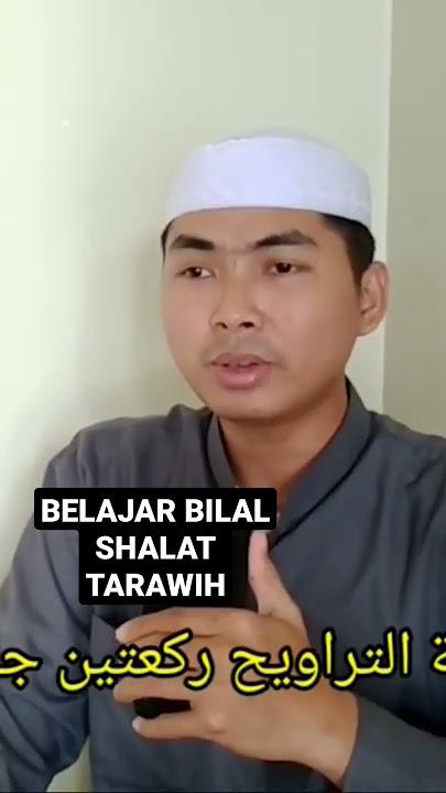 Belajar bilal tarawih dan tatacaranya #shorts