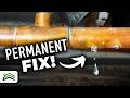 How to fix a pinhole water leak in copper pipe  no soldering needed