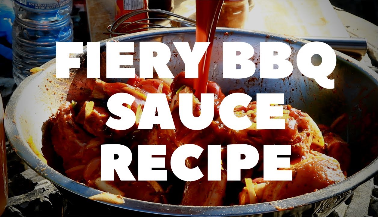 How To Make Fiery BBQ Sauce Recipe For Your Meat At Home !! | Chef Ricardo Cooking