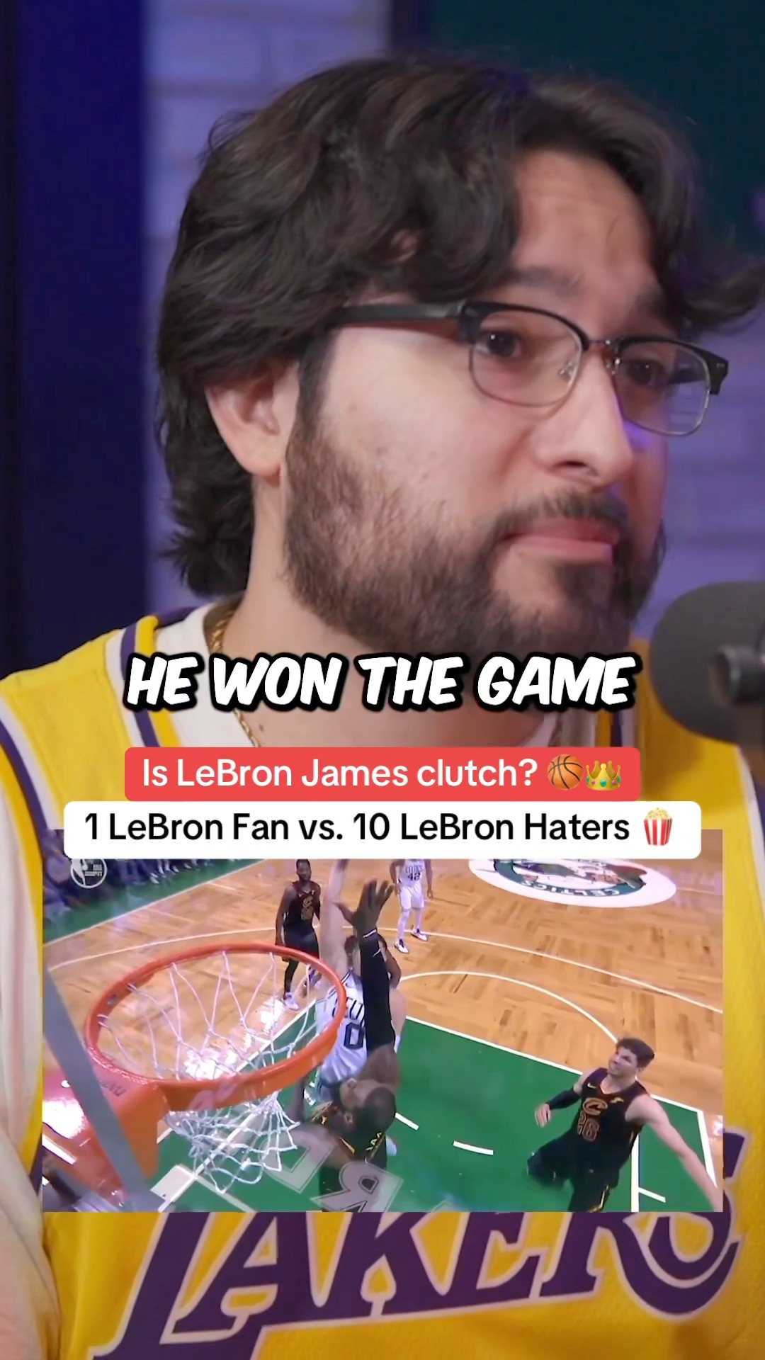 1 Lebron Fan vs 10 LeBron Haters got WILD ??
