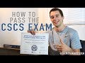 How to Pass the CSCS Exam