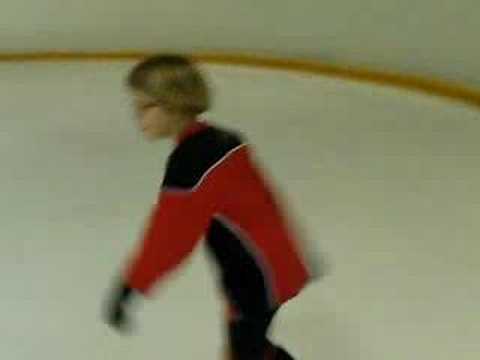 Nora Stone's third time on ice skates