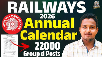 RRB New Annual Calendar 2026 Released | Railway Exams 2026 Full Schedule Explained