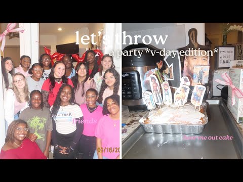 prep with me to throw a party :)