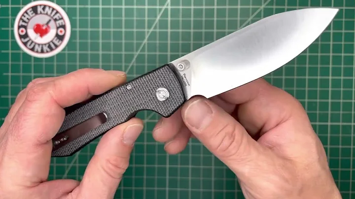 Vosteed Knives Raccoon -- Button Lock Pocket Knife Up Close