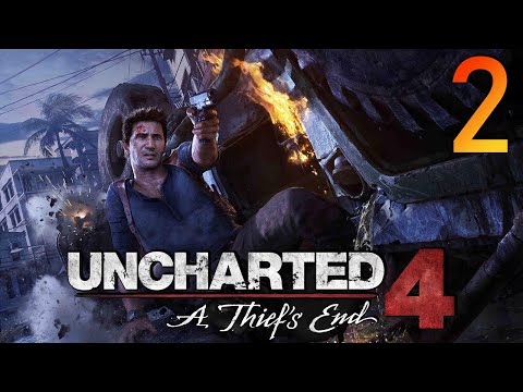 Lets Play Uncharted 4- A Thief's End Walkthrough Part 2 - No Commentary (PS5)