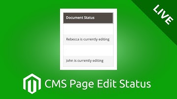 [Live Coding] Magento 2 CMS Page Edit Status extension