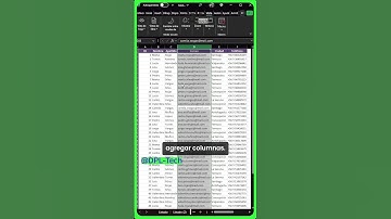 Agrega o elimina filas y columnas con atajos en Excel ⌨️⚡