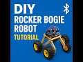 Diy Simple Mars Rover Bluetooth Controlled Style Robot Build | Easy Rocker Bogie Robot Tutorial