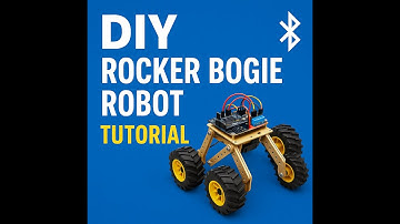 Diy Simple Mars Rover Bluetooth Controlled Style Robot Build | Easy Rocker Bogie Robot Tutorial