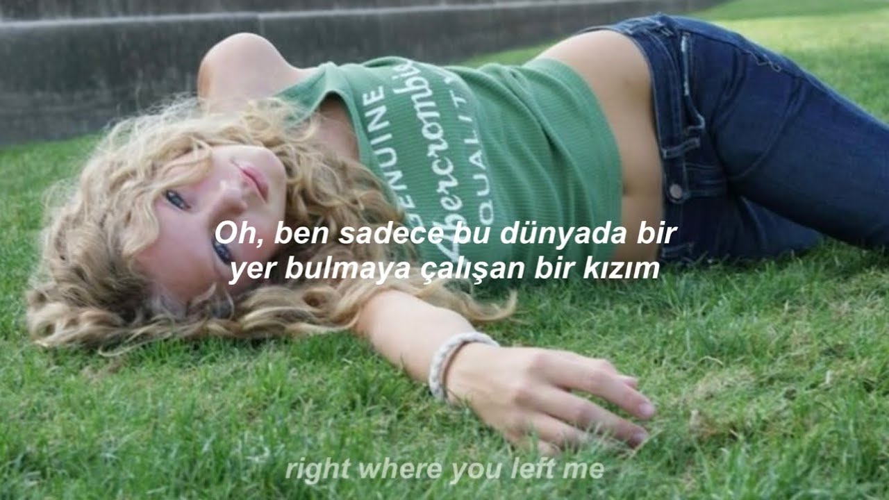 Taylor Swift - A Place in this World // Türkçe Çeviri