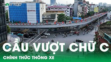 Cầu vượt hình chữ C trên đường Chùa Bộc - Phạm Ngọc Thạch chính thức thông xe | Báo điện tử Dân Việt