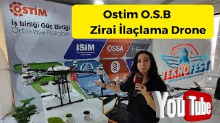 Ostim O.s.b Zirai İlaçlama Drone Teknofest Ankarada Teknofest Ankara 2023