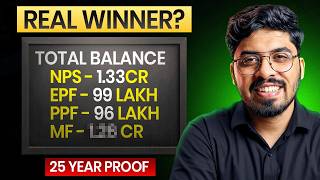 EPF vs NPS vs MFs vs PPF: A 25-Year Calculation Comparison
