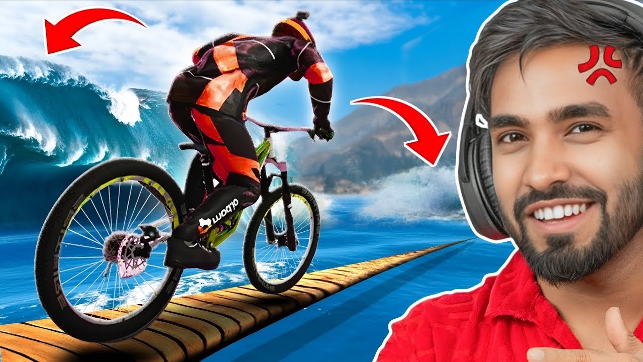 THIS CYCLE STUNT IS IMPOSSIBLE - DESCENDERS TECHNO GAMERZ | @TechnoGamerzOfficial 