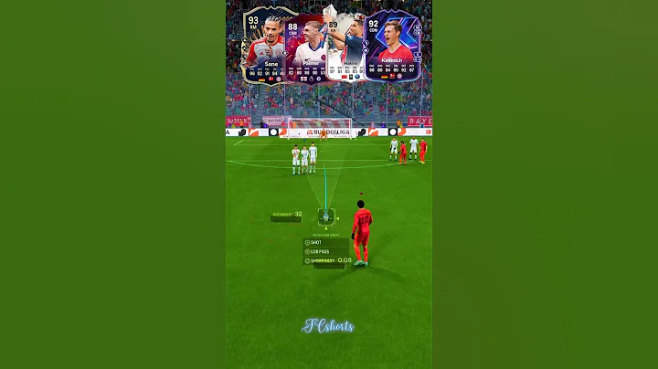 Ft. Players Free kick In Fifa !...#FC25 #fc25 #eafc25 #fc26 #shorts