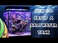 How To Set Up A Saltwater Fish Tank / Aquarium