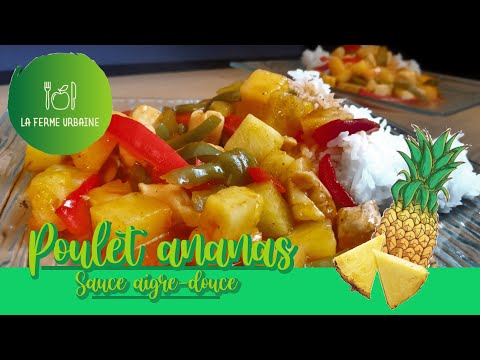 Vidéo: Filet De Poulet Sauce Ananas Et Orange
