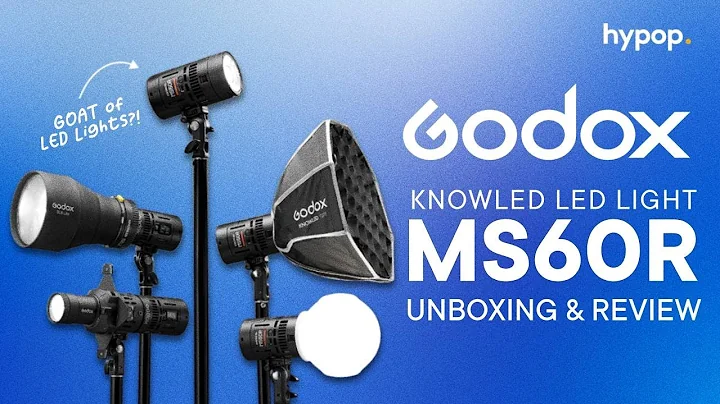 Is this the GOAT of LED Lights? New Godox MS60R RGB LED Light | Unboxing & Review