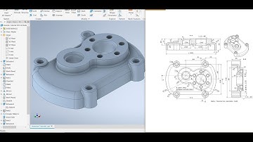 Inventor 2020 Tutorial  #95  | 3D Modeling  & Drawing 2D