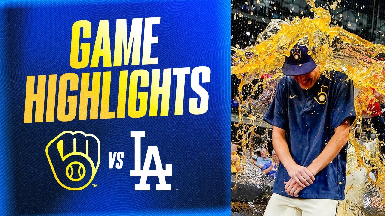 Dodgers vs. Brewers Highlights (7/8/25) | MLB Highlights