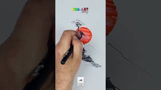 Satisfying Ink Art You NEED to See! 🎨 | SSM Art #shorts