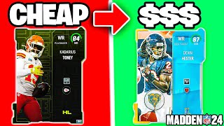 THE BEST WIDE RECEIVER at EVERY PRICE in Madden 24 Ultimate Team